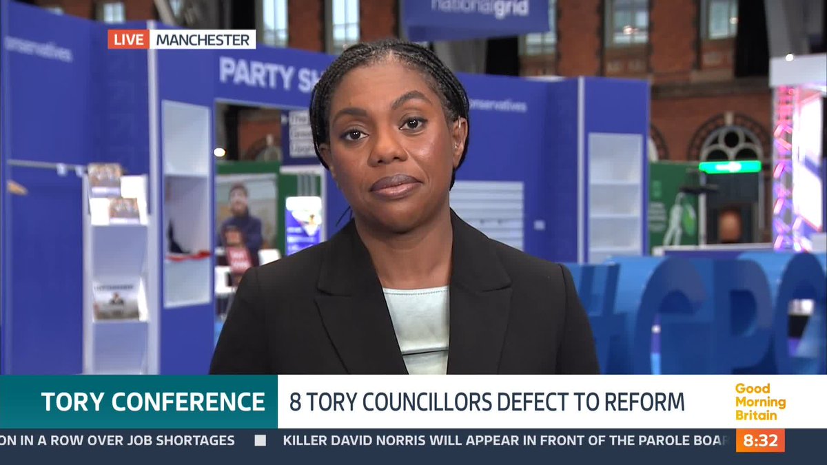 'Do you think that Robert Jenrick would be more at home in the Reform UK party?' - Susanna Reid The Conservative Party leader Kemi Badenoch is challenged about Jenrick's comments that he made about Handsworth in Birmingham.