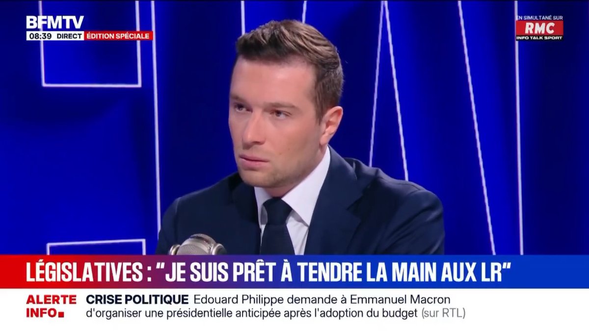 L'enjeu n'est pas de sauver la droite, c'est de sauver la France. Mais pour gagner, il faudra bâtir l'alliance la plus large possible : j'appelle l'ensemble des déçus des partis traditionnels et des orphelins de la droite à venir travailler à mes côtés. #FaceAFace
