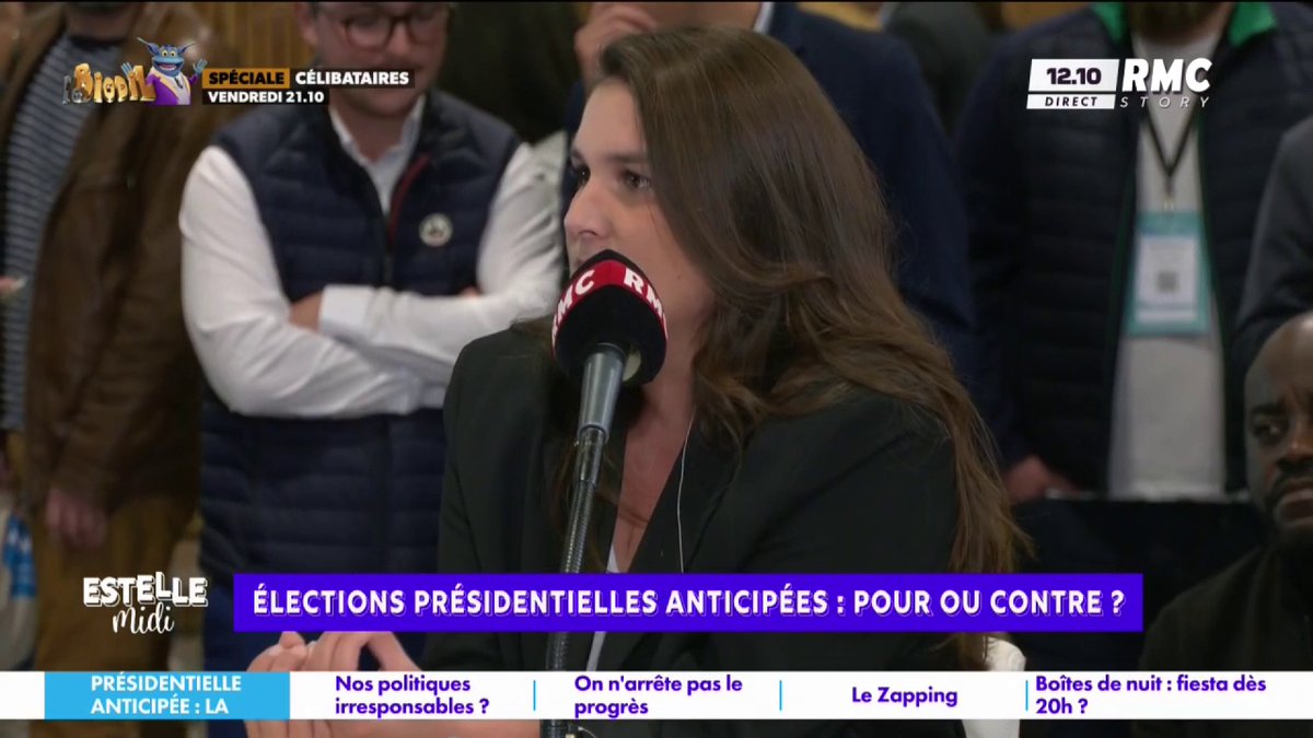 🔴 Élection présidentielle anticipée : pour ou contre ? 🎙️Juliette Briens : "Pour depuis longtemps. Le général de Gaulle a démissionné pour une perte à un référendum. Quand on compare avec le bilan de Macron, ça fait longtemps qu'il aurait dû partir." #EstelleMidi