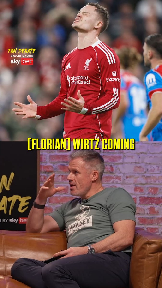 "I think he'll get it right!" 🤞 Carra and Scholsey believe it’s only a matter of time for Wirtz at Liverpool! ⏳