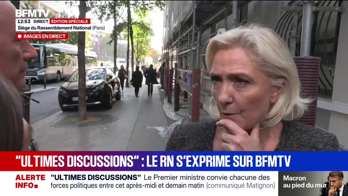 💬 "Quand c'est Édouard Philippe, ça passe crème" ➡️ Marine Le Pen réagit à l'appel de l'ancien Premier ministre à organiser une "élection présidentielle anticipée"