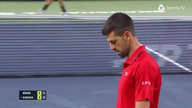 Turning up the heat 🔥 @djokernole | Rolex Shanghai Masters | #RolexShanghaiMasters