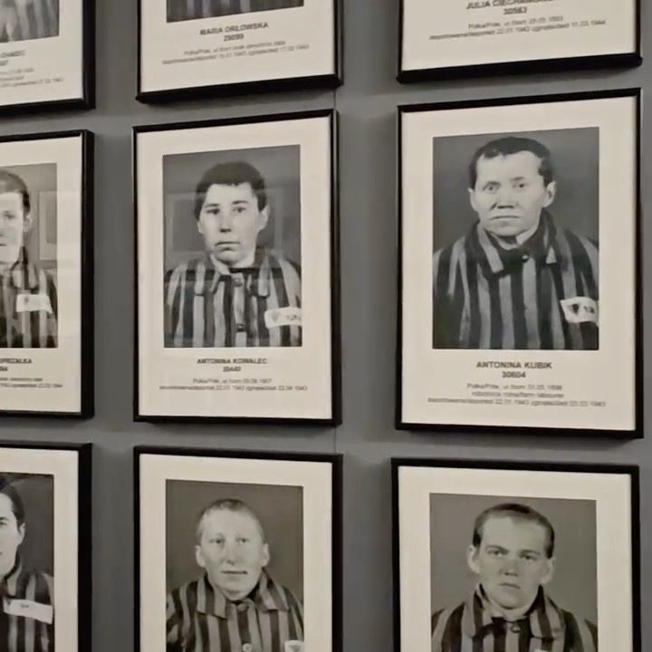 🎥 Registration photographs of women who were registered at Auschwitz as prisoners. In total, about 131,000 women were registered: the majority were Jewish (82,000), Polish (31,000), and Romani (11,000). --- Our podcast: Registration photos: Women at Auschwitz: --- Video:
