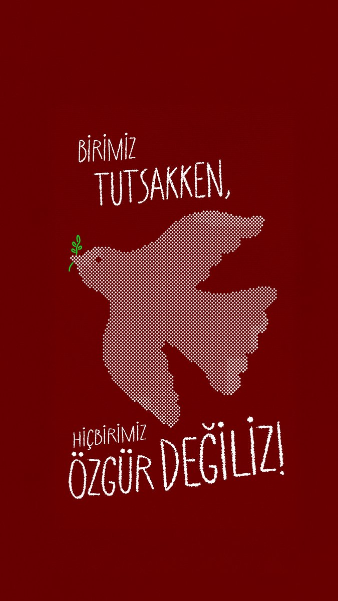 ➕ Birimiz tutsakken, hiçbirimiz özgür değiliz. #FreePalestine