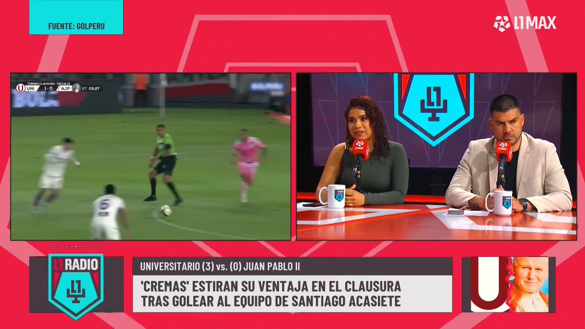 🎙Gustavo Peralta Coello : "JUGAR BONITO NO TE ALCANZA PARA SALIR CAMPEÓN" "La U tiene jerarquía y efectividad" #L1Radio 📺 Conoce cómo ver L1MAX en vivo 👉