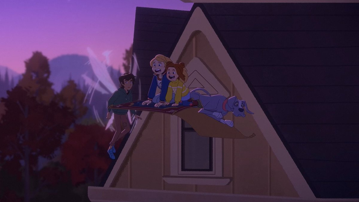When magic unfolds, the sky's the limit. #TheSistersGrimm — Now Streaming