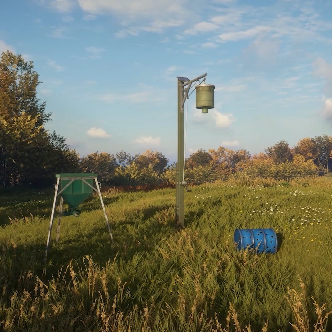 Attract game in a new way on Oct. 21st 🧲🦌 Wishlist and pre-order now! Learn more about Game Feeders & Patch 8.3