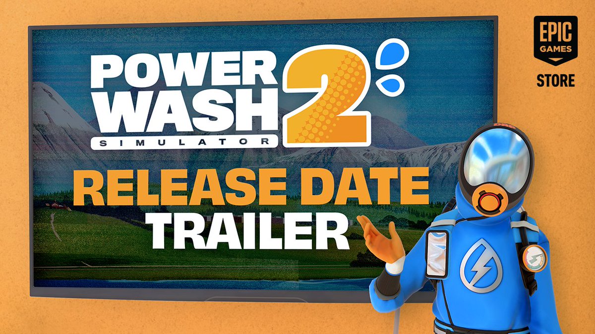 Grab those washers and get ready to spray the town clean 💦 PowerWash Simulator 2 will be available October 23.