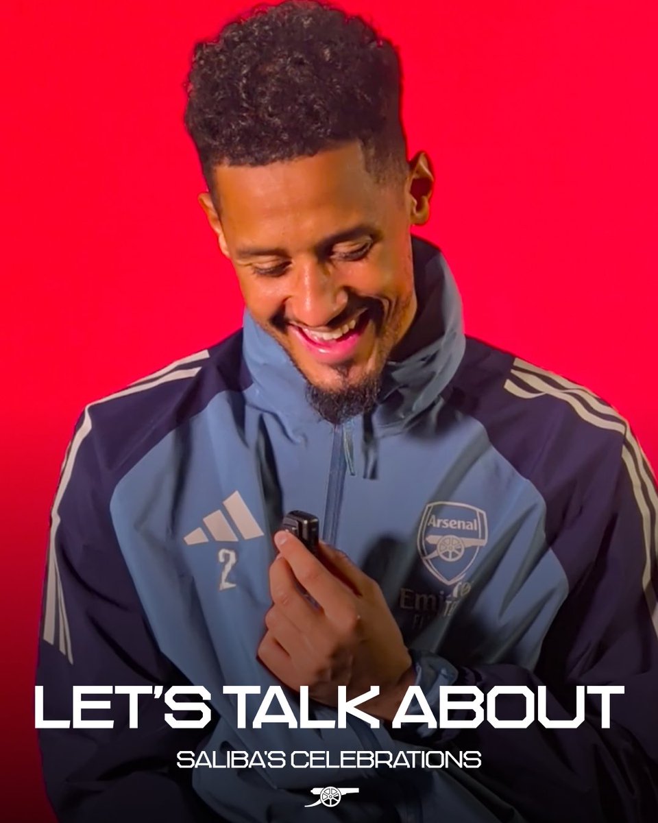Celebrating every Arsenal goal like his own 🤣 Let’s Talk About: featuring William Saliba 📺