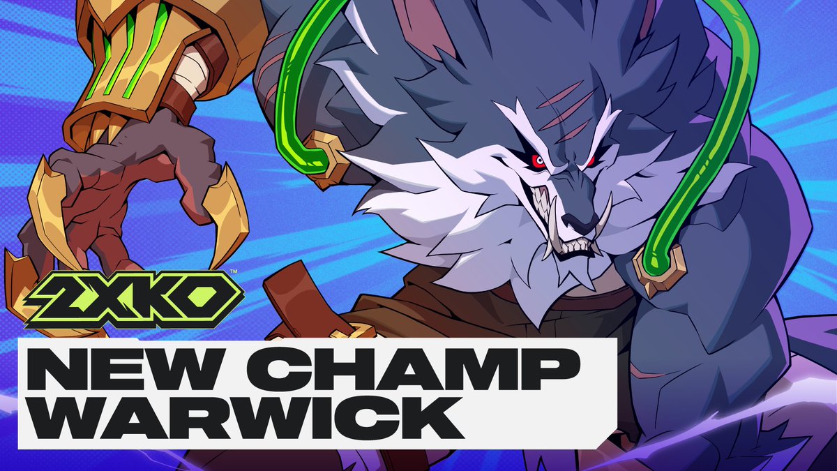 warwick is our newest champion. play him right now in 2xko season 0