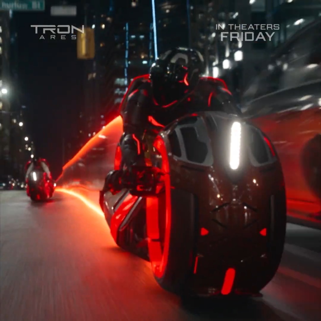 Are you ready? Get tickets now and experience Tron: Ares in theaters and IMAX this Friday: