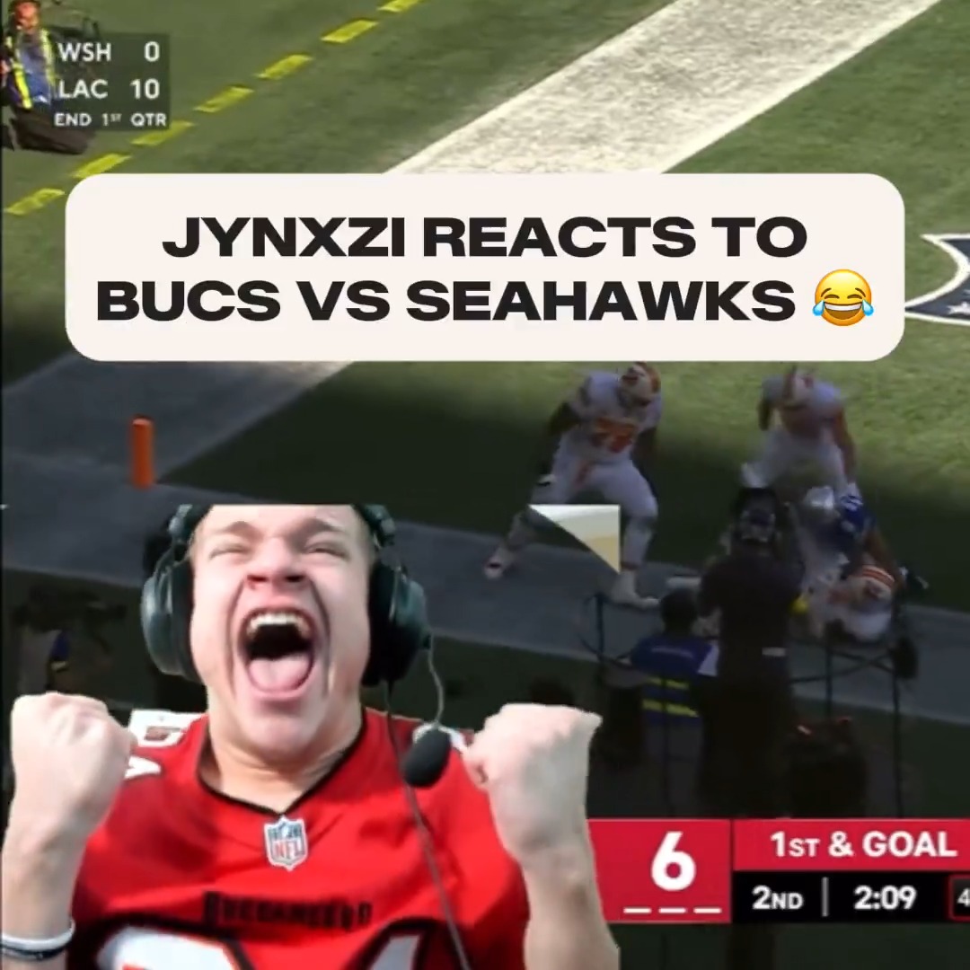 Jynxzi loves the Buccaneers 🤣