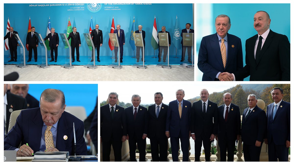 Bugün bir kez daha Türk devletleri olarak aramızdaki dayanışma, karşılıklı saygı ve kardeşlik ruhuyla geleceğe emin adımlarla yürüdüğümüzü gösterdik.