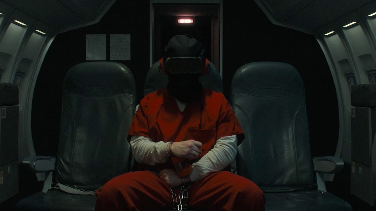 This exclusive opening sequence of the new action-thriller series The Last Frontier has big "what if Bane was onboard Con Air?" energy. The Last Frontier premieres on Apple TV+ with the first two episodes on Friday, Oct. 10: