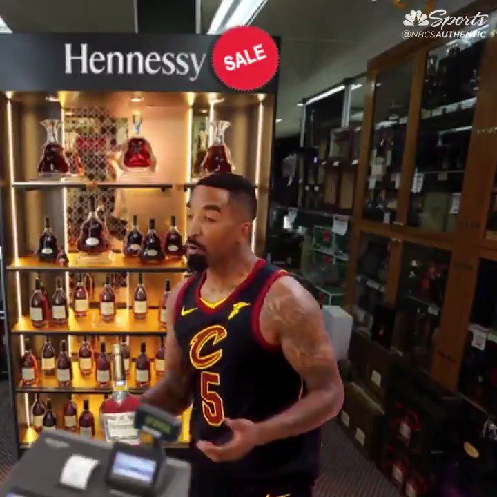 When JR went for the Henny instead of the win๐ (via NBC Sports Bay Area & CA)