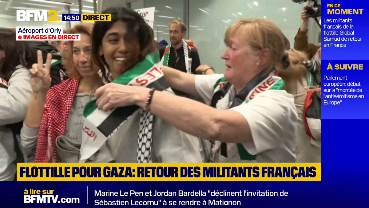 Quand tu rentres d’un "génocide" en cours…
