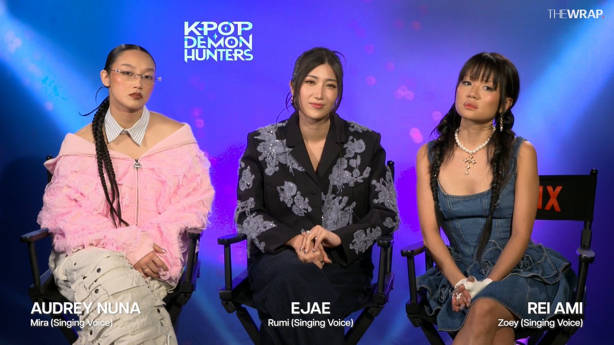 KPop Demon Hunters has broken so many records and been such a sensation, but for EJAE, a specific moment made her say, "Wow, this is why we write music." One fan's touching use of "Golden" left EJAE so "honored" she fights back tears telling TheWrap's Andi Ortiz how she felt learning of it. Read the full interview with HUNTR/X: