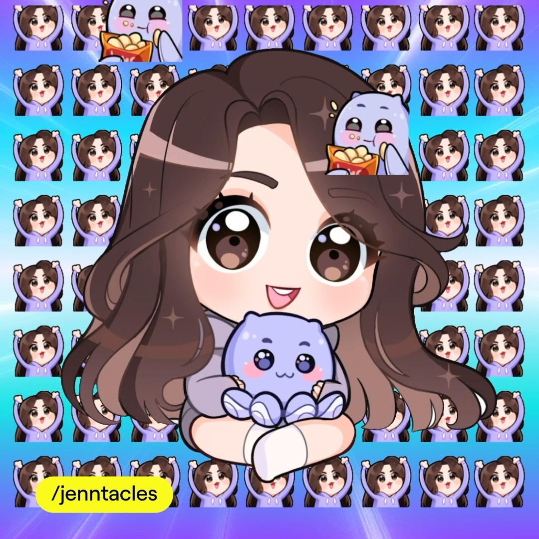 A certified yapper and chaos connoisseur, new Twitch Ambassador Jenn 🐙 proves that gaming's more fun when you loot first and ask questions later 😈
