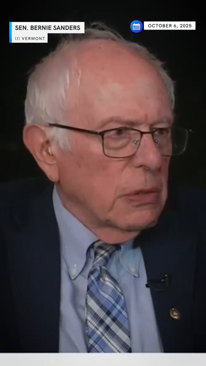 The American people understand that Trump and Republicans are causing this shutdown. They need to negotiate with Democrats to fix this healthcare crisis and reopen the government. —Sen. Bernie Sanders
