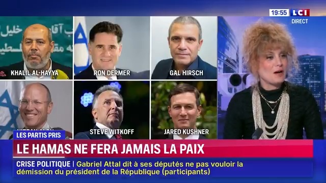 đą : «Le hamas ne fera jamais la paix », le parti pris #international dâAbnousse Shalmani Abnousse Shalmani #24hPujadas #LCI #La15 —ïž