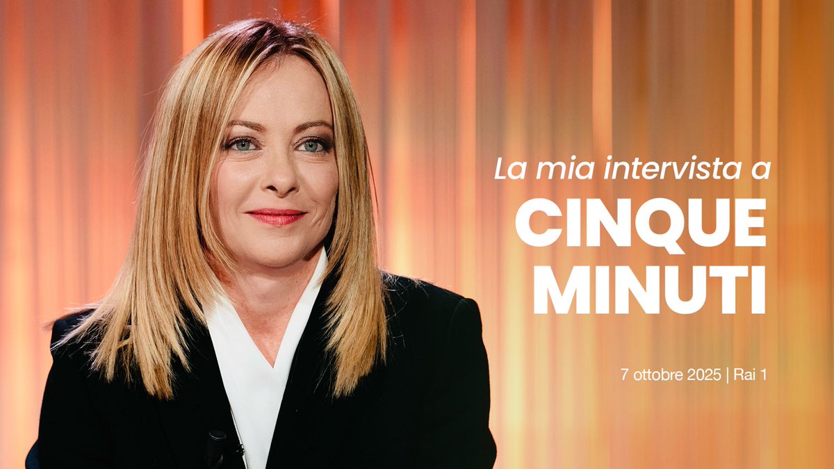 La mia intervista di poco fa a Cinque Minuti