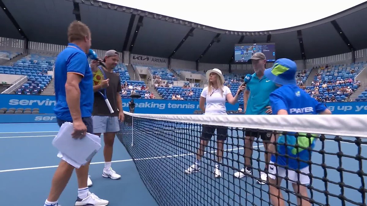 The five people who watched this event last year know how enjoyable it was. Fitzy going T against Alex Bolt (after taking out two pros with two great wide serves) is genuinely one of my favourite tennis moments of the year.