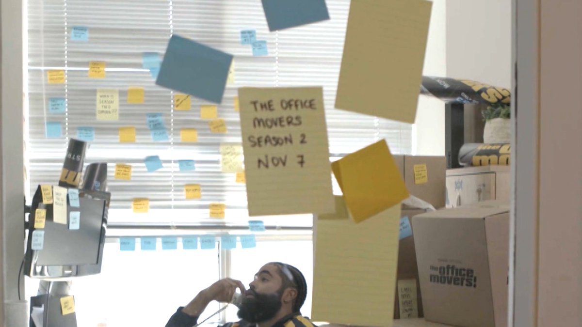 Keep it moving🚚 #TheOfficeMovers Season two of the Crave Original Series from Jermaine and Trevaunn Richards is coming Nov 7, only on Crave.