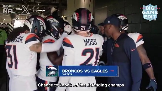 "We got a chance to knock off the defending champs at their house and they undefeated." ...and the Denver Broncos did just that. Inside the NFL Week 5 Big Game Edit on X