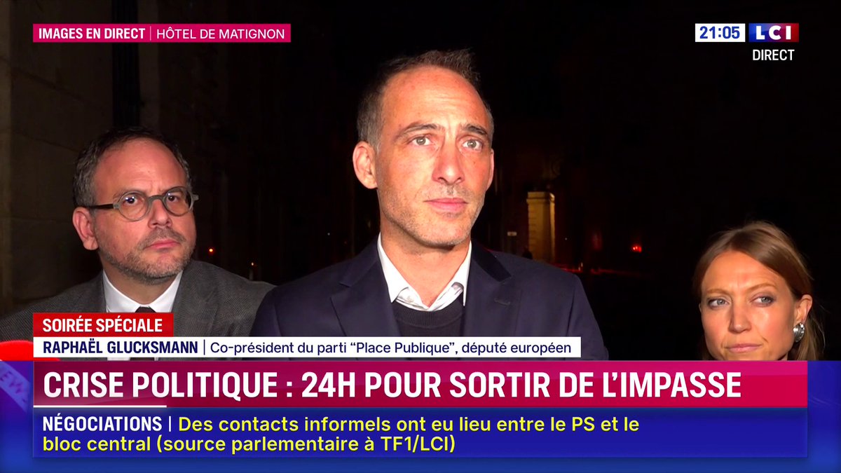 🚨🇫🇷 ALERTE INFO ! COUP DE TONNERRE ⚡️ Sébastien Lecornu s’est dit OUVERT à SUSPENDRE la RÉFORME DES RETRAITES, affirme Raphaël Glucksmann à l’issue de leur entretien.