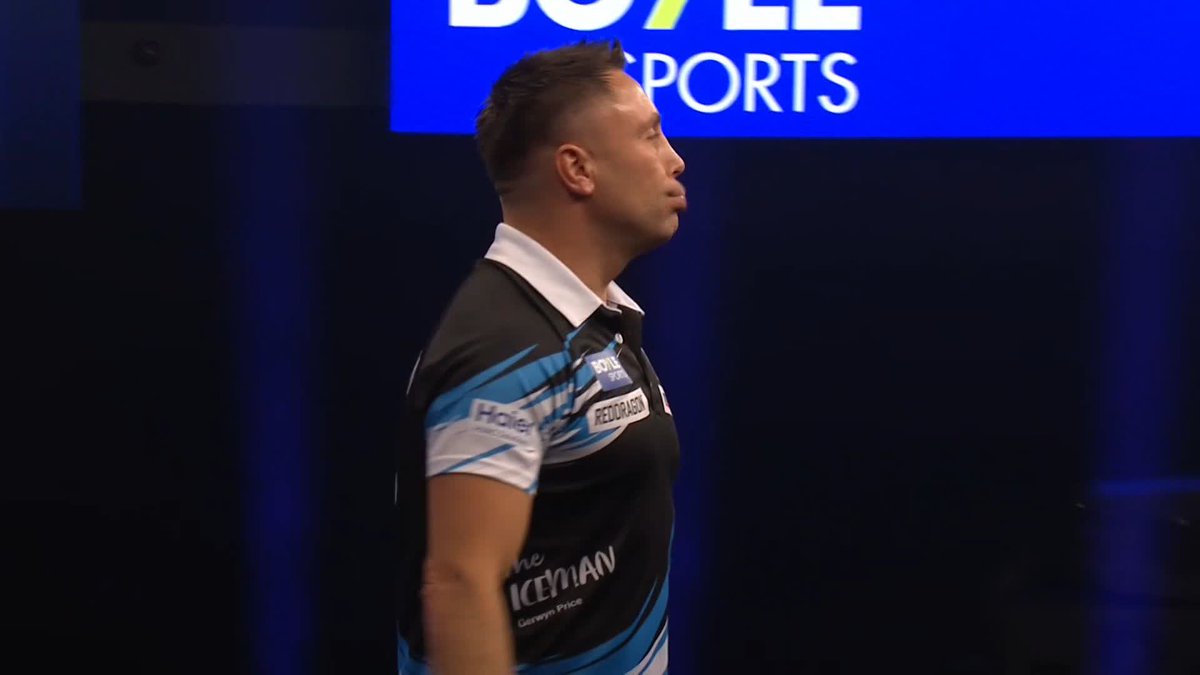PRICE FROM THE BRINK OF DEFEAT! Gerwyn Price is through to Round Two, as the 2020 champion beats Ryan Searle 2-1 to keep his hopes alive of a second title in Leicester! 📺 #WGPDarts | R1