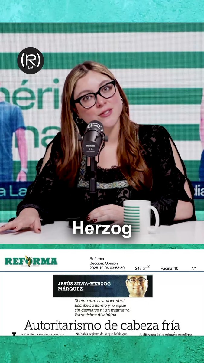 En su más reciente columna, Jesús Silva-Herzog describe a Claudia Sheinbaum como un “empaque de autocontrol” y acusa a su gobierno de “autoritarismo de cabeza fría”. Cuando un hombre es disciplinado, es “estratega”, cuando una mujer lo es, es “fría” o “calculadora”. En #LaBaseAmLat, Estefanía Veloz analiza cómo estos calificativos reproducen viejos estereotipos machistas contra las mujeres en el poder 📲 Mira el análisis completo #ClaudiaSheinbaum #4T #México