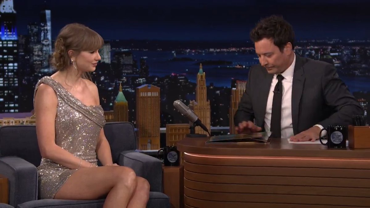 .Taylor Swift reflects on her interviews with Jimmy over the years ❤️ #TaylorOnFallon #FallonTonight