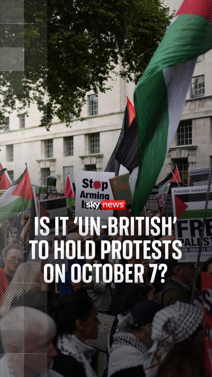 Hundreds of students have defied Sir Keir Starmer's call not to hold pro-Palestinian rallies on the second anniversary of the October 7 attacks. Sky's Becky Johnson speaks to the students demonstrating. 🔗
