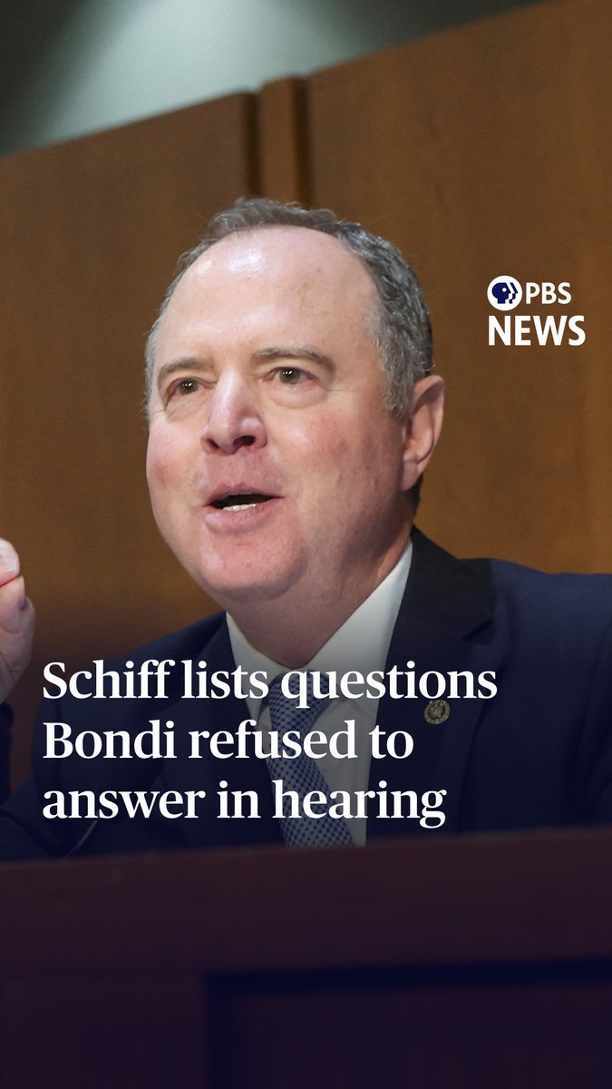 Near the end of a hearing with Attorney General Pam Bondi on Tuesday, Sen. Adam Schiff, D-Calif., listed out a number of questions from other Democrats that Bondi had avoided answering during her hourslong testimony before the Senate Judiciary Committee. Schiff turned to this list after Bondi had refused to directly answer his questions and asked if he would “apologize to Donald Trump” for his role in pursuing impeachment against the president. According to Schiff, Bondi had dodged at least 11 questions, such as whether Trump’s “border czar” Tom Homan kept $50,000 in cash from undercover FBI agents in 2024, or whether he paid taxes on that money. Other topics included whether Trump's name appeared in Epstein documents, legal justification for U.S. military strikes on boats near Venezuela and whether there was insufficient evidence to charge former FBI Director James Comey. “When will it be that the members of this committee, on a bipartisan basis, demand answers to those questions, and refuse to accept personal slander as an answer to those questions?” Schiff said as Bondi continued to interject. The oversight hearing, focused on the Department of Justice, comes on the heels of a number of controversial decisions from the agency. That includes the indictment of Comey that came days after Trump directly called on Bondi in a social media post to prosecute hime and other perceived political foes. Ahead of Bondi’s testimony, more than 280 former DOJ employees wrote a letter urging Congress for more oversight due to the “degradation” of oaths to the Constitution and to upholding the law under the Trump administration. “Members in both chambers and on both sides of the aisle must provide a meaningful check on the abuses we’re witnessing,” the letter read.