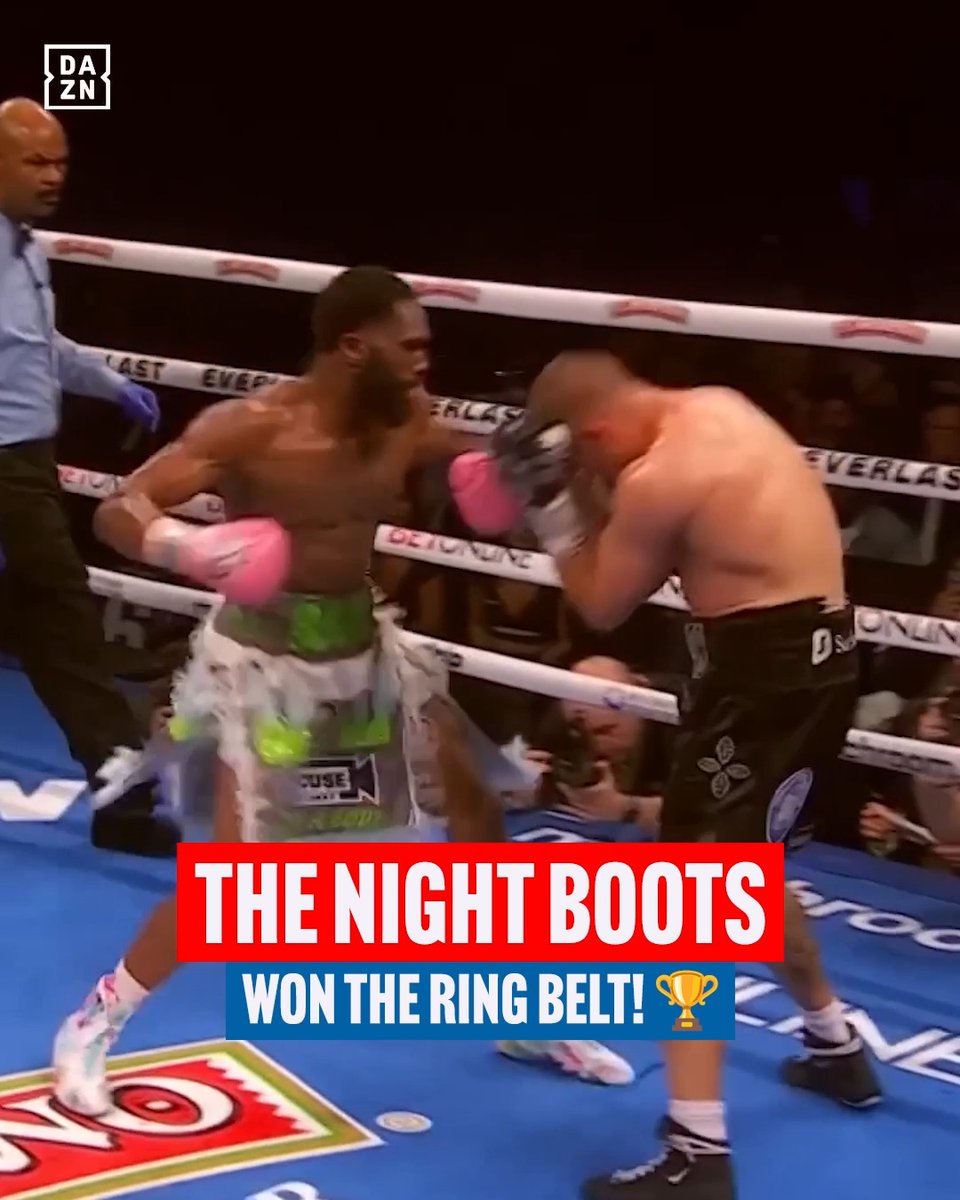 ⏮️ When Jaron Ennis became the Ring Magazine welterweight champion by stopping Eimantas Stanionis in their IBF and WBA unification fight. ‘Boots’ begins a new campaign at super-welterweight this Saturday against Uisma Lima, live on DAZN 📺