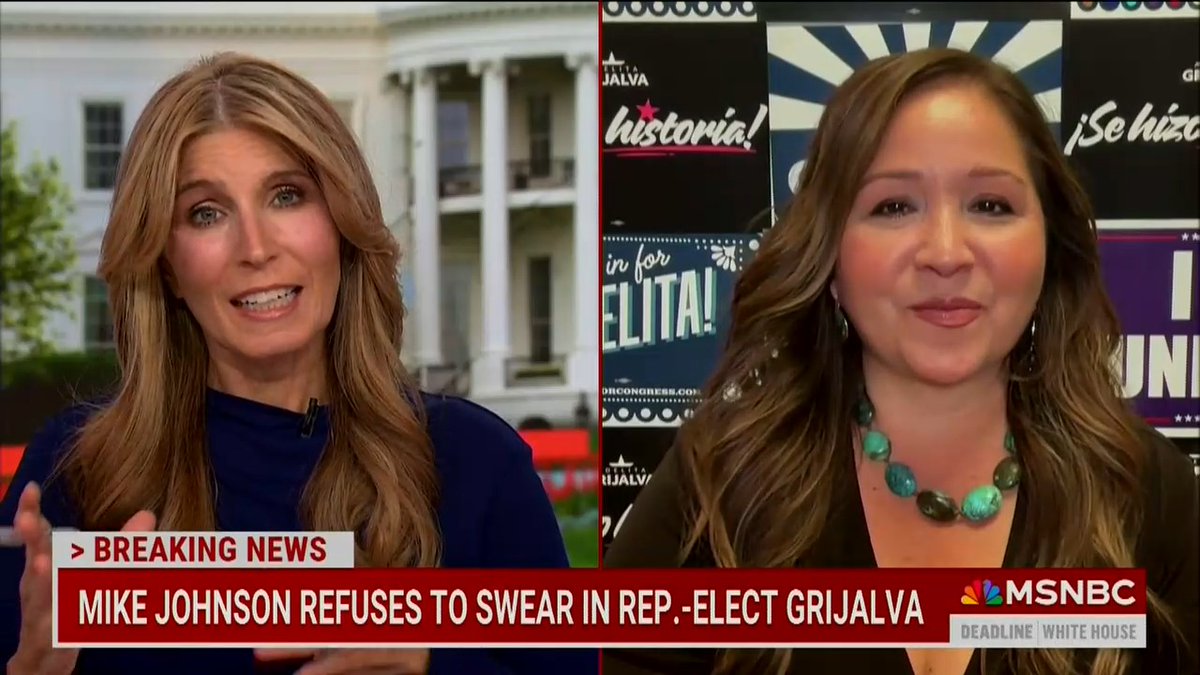 Rep-elect Adelita Grijalva: I'm seriously concerned with the precedent that this delay in my swearing in is setting for future races across the country. The Speaker can't just ignore the will of the people.