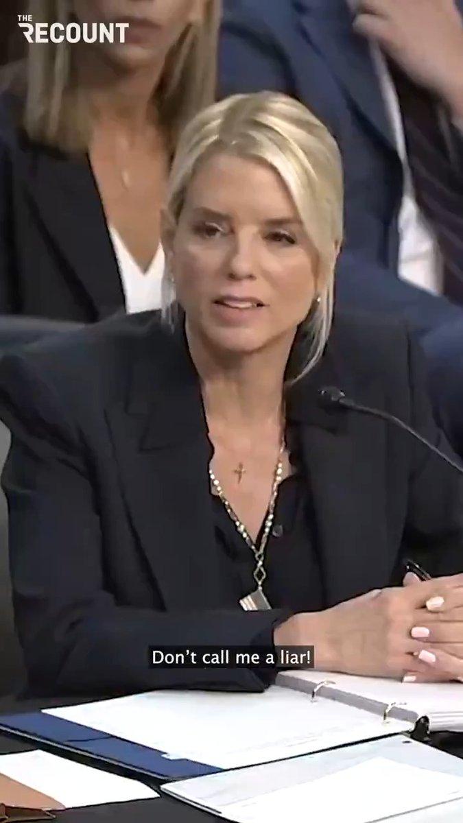 Attorney General Bondi’s oversight hearing in a nutshell: • Not gonna discuss personnel decisions • Not gonna discuss active cases • Don’t call me a liar!