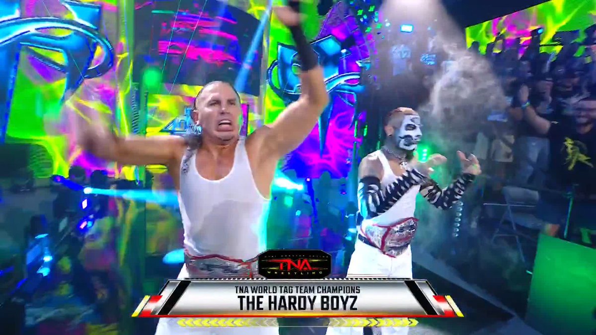 History on the line. The Hardy Boyz are here for a Showdown! 🙌 TNA Wrestling