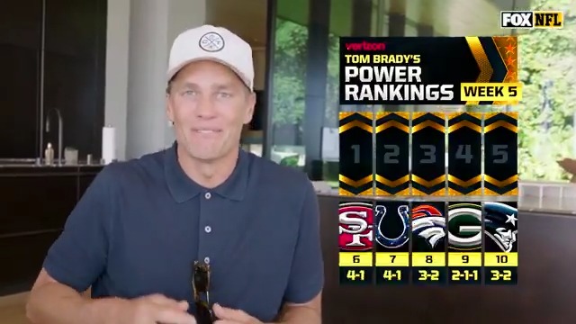 We've got a shake-up at the top of Tom Brady's Power Rankings this week! 👀📈📉