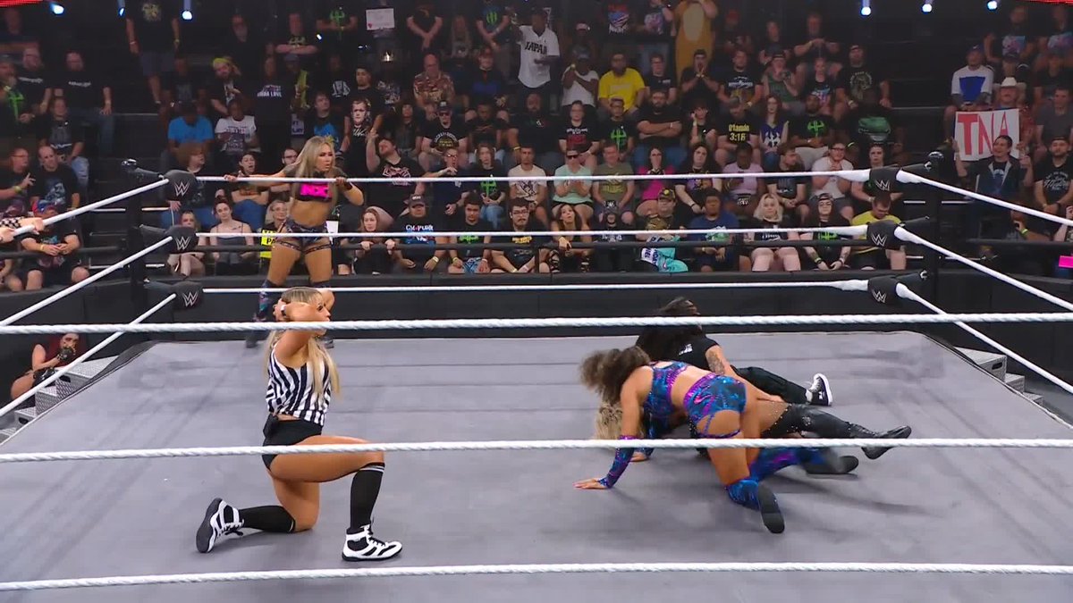 UNBELIEVABLE. 🤯 After some chaos, we have our first two eliminations at NXT Showdown!!!