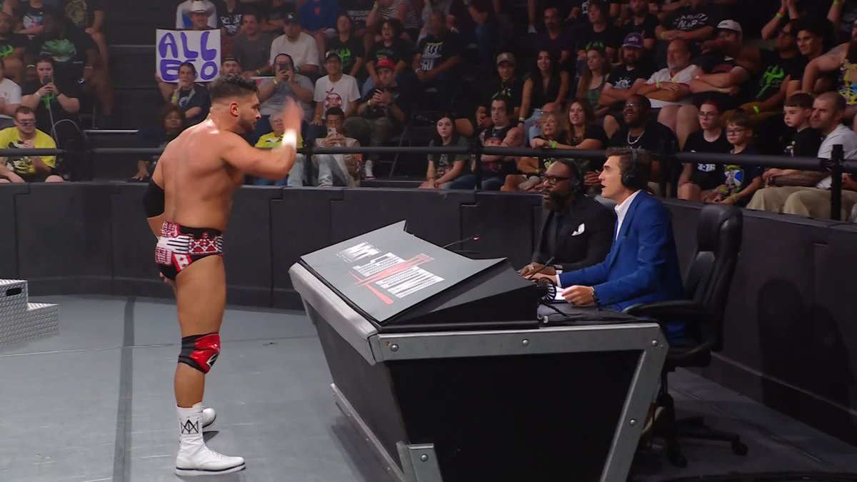 You're not going anywhere, Ethan! Mustafa Ali just stopped the champ in his tracks. 😤 TNA Wrestling