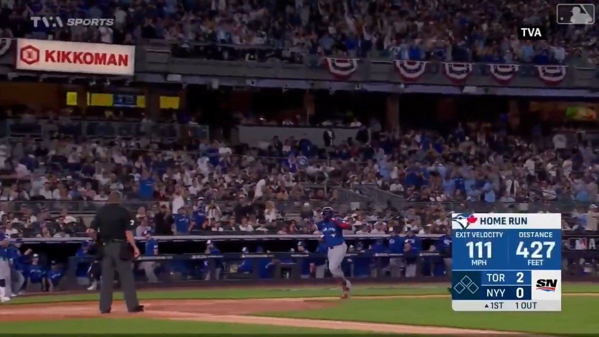 Vladimir Guerrero Jr.'s 1st-inning homer: French broadcast edition!
