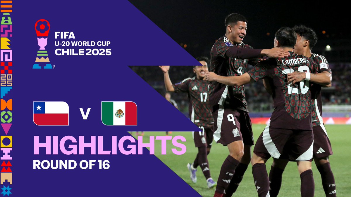 🇲🇽 Mexico book their ticket to the quarter-finals! #U20WC