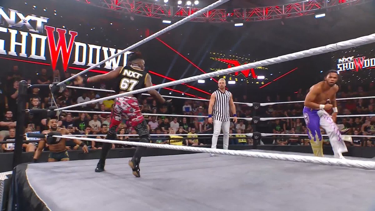 The Young OG is special! 🙌 Je’Von Evans just brought the electricity to NXT Showdown!!