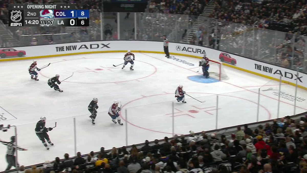 CALE MAKAR MAKING THINGS HAPPEN, PER USUAL 🔥 Colorado is up 3-0 in LA 👀
