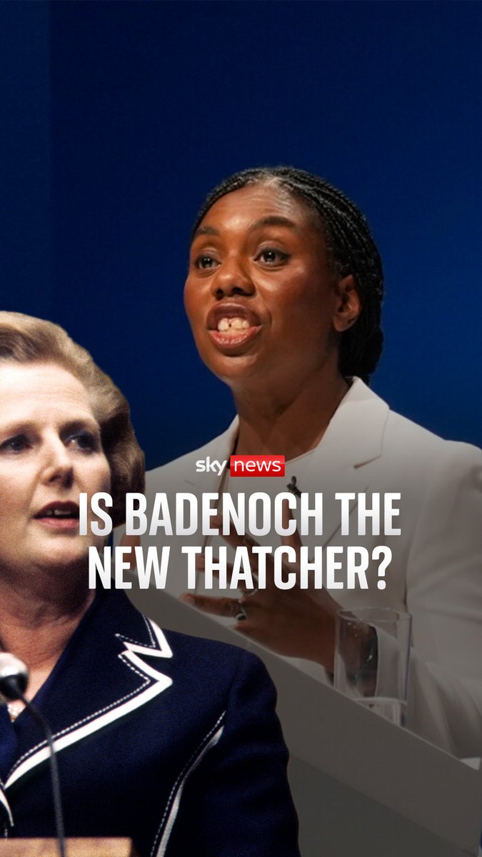 The legacy of Margaret Thatcher is 'everywhere' at the Tory party conference, says Sky's Amanda Akass. Kemi Badenoch name-checked the former leader in a speech, but can she be the new Iron Lady? Politics news 🔗