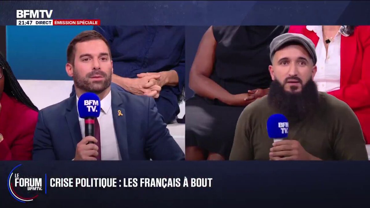 Racisme ordinaire du député d’extrême-droite Julien Odoul hier sur BFM. Front National ou Rassemblement National, l’extrême droite ne changera jamais : RACISTE.