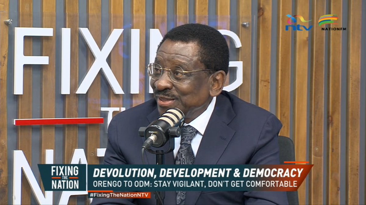Governor Orengo: It would be a great loss not to have Edwin Sifuna as a the Secretary-General of ODM. He's a wonderful individual. ODM is not for praise and worship. #FixingTheNationNTV @nationfmke @ericlatiff @mariambishar @officialjmbugua