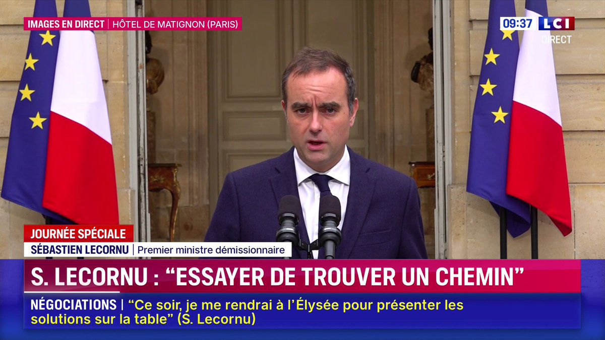 🚨🇫🇷 ALERTE INFO ! IL NE DEVRAIT PAS Y AVOIR DE DISSOLUTION Sébastien Lecornu veut former une COALITION pour éviter la DISSOLUTION et faire adopter le BUDGET avant le 31 décembre.