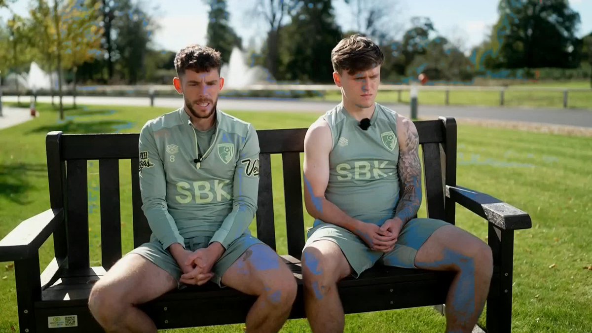 🤣 "Are you crying? His head's gone!" 🥹 Scotland and Bournemouth duo Ryan Christie and Ben Gannon-Doak react to a famous tearful interview ahead of this week's World Cup qualifiers against Greece and Belarus ⤵️